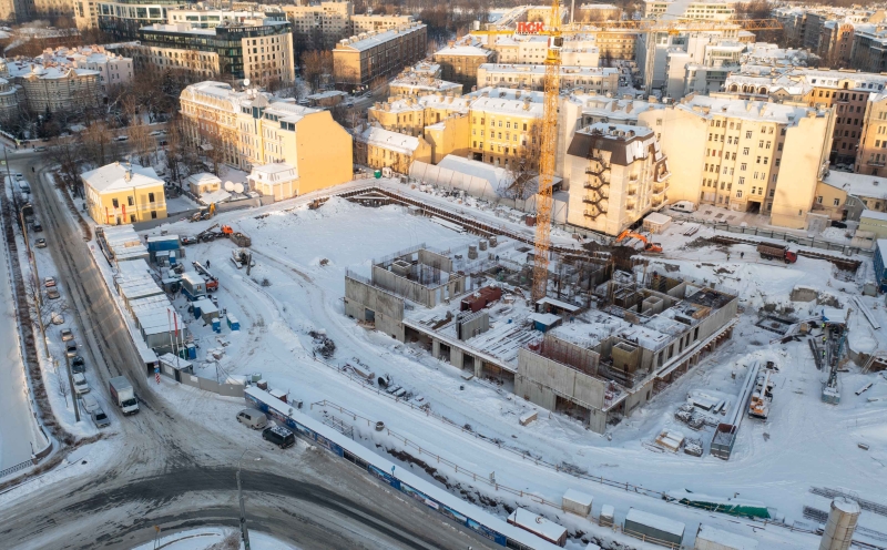  Премиальный жилой комплекс «Северная корона» — подготовка под новые фундаменты